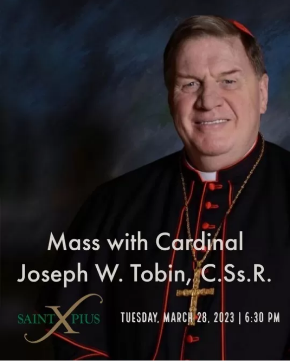 Cardinal Tobin Mass at St Pius Knights of Columbus